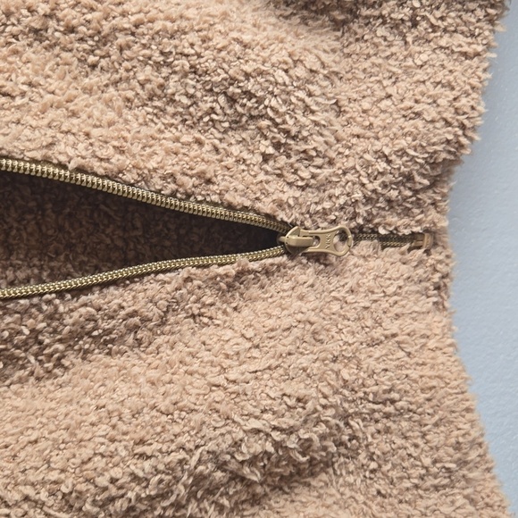 SKIMS Cozy Knit Lounge Zip Up Hoodie Camel Brown-Size 2x/3x - Picture 8 of 14